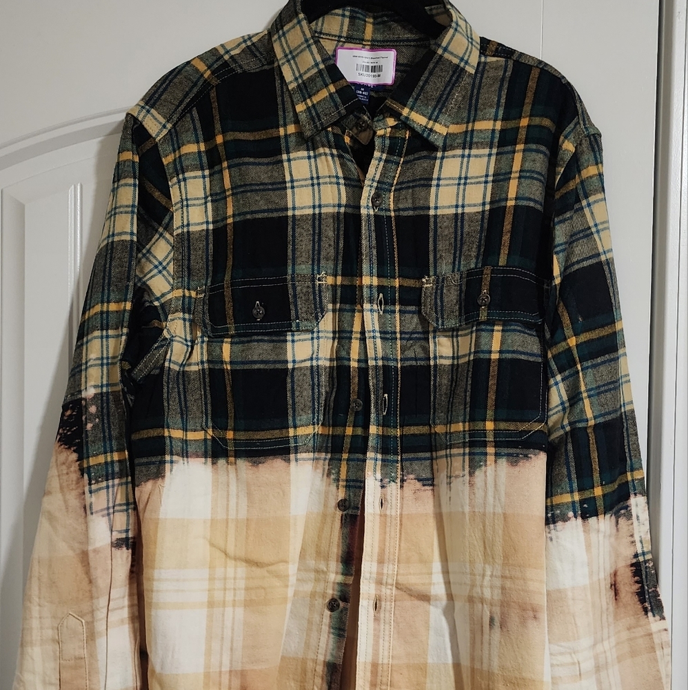Bleached flannel